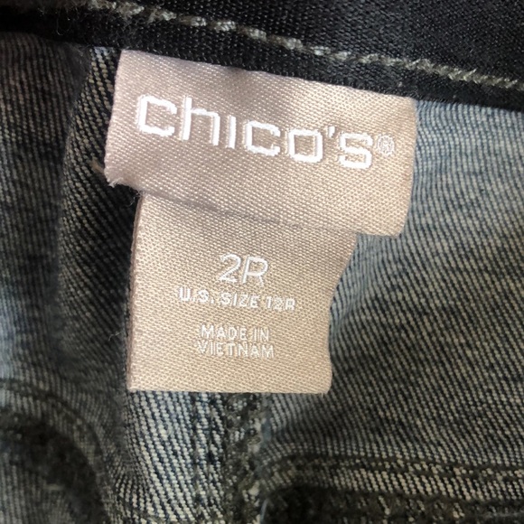 Chico’s Skinny Denim Distressed Jeans - Picture 4 of 6